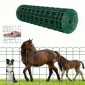 VEVOR Farm Fence, 1 x 20 m, 4 x 4 in Mesh Περίφραξη από γαλβανισμένο ατσάλινο σύρμα 2,1 mm για βοοειδή, γουρούνια και πρόβατα, βαρέως τύπου περίφραξη ζώων με επίστρωση βινυλίου για περιβλήματα ζώων, σύρμα κλουβιού, φράχτες κήπου, πράσινο
