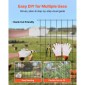 Ύφασμα VEVOR Hardware 61cm x 7,62m, 2 x 3 in Mesh 16 Gauge γαλβανισμένο ρολό συρμάτινο πλέγμα, ανθεκτικό στις καιρικές συνθήκες περίφραξη από σύρμα κοτόπουλου με επίστρωση βινυλίου, περίφραξη φυτών κήπου με συγκολλήσεις βαρέως τύπου για φίδι κουνελιού