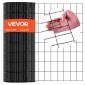 Ύφασμα VEVOR Hardware 61cm x 7,62m, 2 x 3 in Mesh 16 Gauge γαλβανισμένο ρολό συρμάτινο πλέγμα, ανθεκτικό στις καιρικές συνθήκες περίφραξη από σύρμα κοτόπουλου με επίστρωση βινυλίου, περίφραξη φυτών κήπου με συγκολλήσεις βαρέως τύπου για φίδι κουνελιού