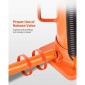 VEVOR Air Hydraulic Bottle Jack, μέγιστη χωρητικότητα φορτίου 12 τόννων, εύρος ανύψωσης 265-505 mm, πνευματικός/χειροκίνητος συγκολλημένος γρύλος φιάλης βαρέως τύπου με αντλία χειρός για επισκευή αυτοκινήτων SUV, Pickup, φορτηγών και αυτοκινήτων, πορτοκαλ