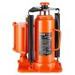 VEVOR Air Hydraulic Bottle Jack, μέγιστη χωρητικότητα φορτίου 12 τόννων, εύρος ανύψωσης 265-505 mm, πνευματικός/χειροκίνητος συγκολλημένος γρύλος φιάλης βαρέως τύπου με αντλία χειρός για επισκευή αυτοκινήτων SUV, Pickup, φορτηγών και αυτοκινήτων, πορτοκαλ