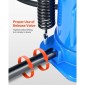 VEVOR Air Hydraulic Bottle Jack, 32 Ton (70546,9 lbs) Χωρητικότητα, Εύρος ανύψωσης 255-415 mm, Πνευματικός/Χειροκίνητος συγκολλημένος γρύλος φιάλης βαρέως τύπου με αντλία για SUV, Pickup, Truck, RV, Car, Auto Repair, Blue