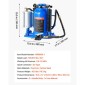 VEVOR Air Hydraulic Bottle Jack, 32 Ton (70546,9 lbs) Χωρητικότητα, Εύρος ανύψωσης 255-415 mm, Πνευματικός/Χειροκίνητος συγκολλημένος γρύλος φιάλης βαρέως τύπου με αντλία για SUV, Pickup, Truck, RV, Car, Auto Repair, Blue