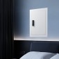 Χρηματοκιβώτιο τοίχου VEVOR 0,83 sq.ft, κρυφό χρηματοκιβώτιο τοίχου 3 επιπέδων με κωδικό πρόσβασης, κλειδί & περιστρεφόμενο πόμολο, κουτί από ατσάλι ψυχρής έλασης Q235 με ρυθμιζόμενα ράφια και οπές στήριξης για χρήματα, κοσμήματα, διαβατήριο, λευκό