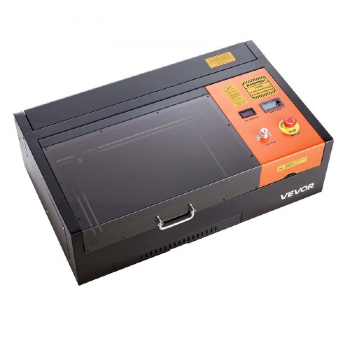VEVOR 45W CO2 Laser Engraver, 300 x 200 mm, Desktop Co2 Laser Engraver Cutter Machine με περιστροφικό άξονα, Air Assist, Μηχάνημα χάραξης Συμβατό με LightBurn CorelDRAW GRBL, για Ξύλο Ακρυλικό Γυαλί