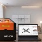 VEVOR 45W CO2 Laser Engraver, 300 x 200 mm, Desktop Co2 Laser Engraver Cutter Machine με περιστροφικό άξονα, Air Assist, Μηχάνημα χάραξης Συμβατό με LightBurn CorelDRAW GRBL, για Ξύλο Ακρυλικό Γυαλί