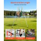 Πλαίσιο VEVOR Yoga Stand, Swing Stand μήκους 3m, Max 250 kg Load Triangular Structure Aerial Rig, Aerial Silk Stand για τους λάτρεις της γιόγκα, αντιολισθητική βάση, ελαφρύ, αποσπώμενο σχέδιο