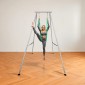 Πλαίσιο VEVOR Yoga Stand, Swing Stand μήκους 3m, Max 250 kg Load Triangular Structure Aerial Rig, Aerial Silk Stand για τους λάτρεις της γιόγκα, αντιολισθητική βάση, ελαφρύ, αποσπώμενο σχέδιο