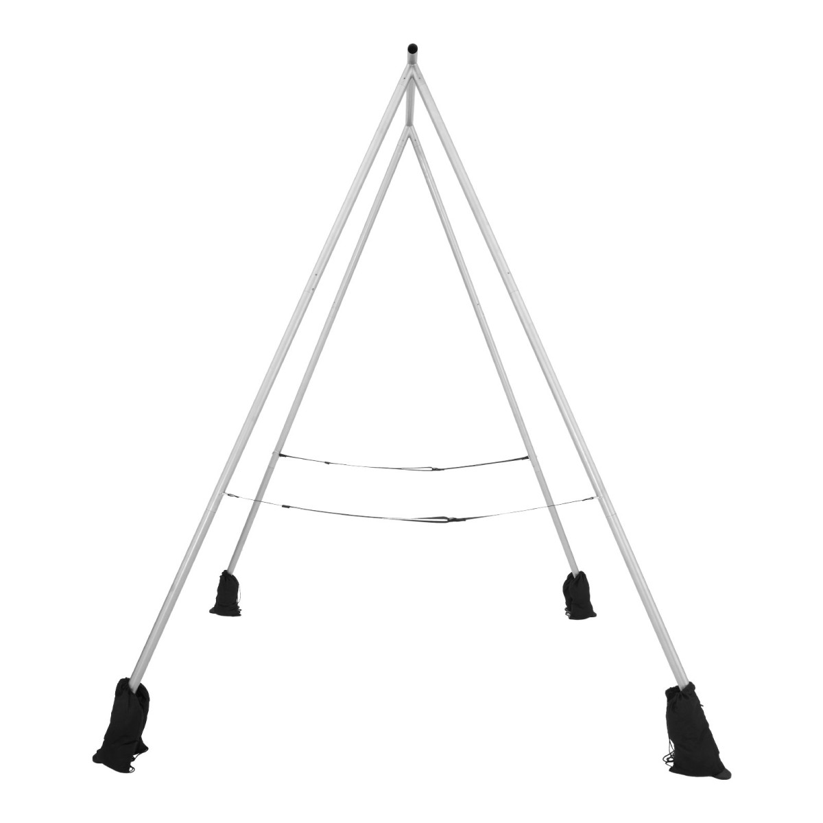 Πλαίσιο VEVOR Yoga Stand, Swing Stand μήκους 3m, Max 250 kg Load Triangular Structure Aerial Rig, Aerial Silk Stand για τους λάτρεις της γιόγκα, αντιολισθητική βάση, ελαφρύ, αποσπώμενο σχέδιο