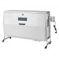 Ψησταριά VEVOR, ψηστιέρα ψησίματος 38W BBQ εξωτερικού χώρου, Ψητά σούβλας με κάρβουνο με χωρητικότητα 60 κιλών, ρόδες & ύψος 4 επιπέδων, κιτ ψησταριάς από ανοξείδωτο ατσάλι για κάμπινγκ σε υπαίθρια πάρτι