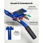 VEVOR Air Jack, 3 Ton Triple Bag Air Jack, Airbag με έξι χαλύβδινους σωλήνες, ανύψωση έως 450 mm, 1-6 s Fast Lifting Pneumatic με μακριά λαβή & λαστιχένιο μαξιλαράκι για αυτοκίνητα, SUV, επισκευή φορτηγών pickup, γκαράζ