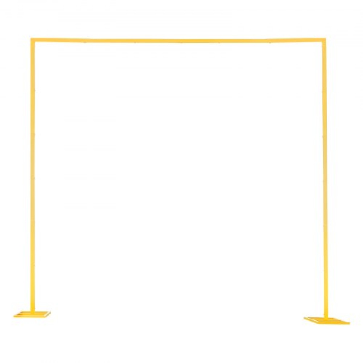 Βάση σκηνικού VEVOR Arch, 2,4 x 2,4 m, Σταθερή κατασκευή, Εύκολη συναρμολόγηση, Τετράγωνη χρυσή μεταλλική αψίδα για σκηνικό για γάμους, πάρτι γενεθλίων, αποφοίτηση, γιορτή και διακόσμηση τελετών