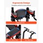 VEVOR Pull Up Bar, 150kg Power Tower Dip Station, Workout Dip Station με σταθερή βάση και πλατφόρμα υποστήριξης σχήματος H, ρυθμιζόμενη βάση στήριξης 9 επιπέδων ύψους για πλάτη, ρυθμιζόμενα μαξιλαράκια αγκώνων 3 επιπέδων