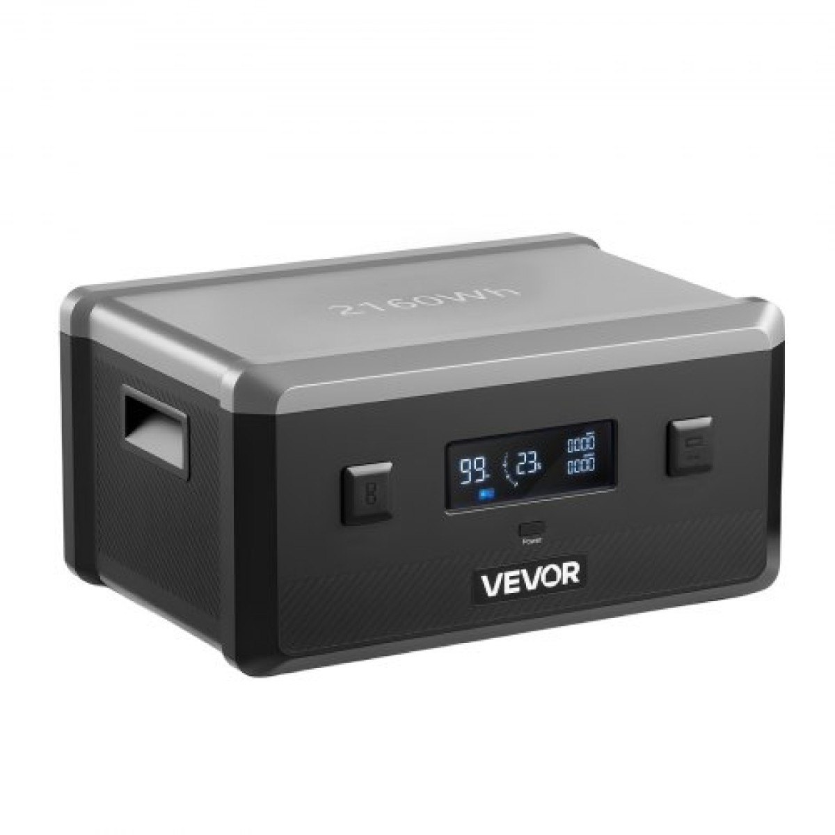 VEVOR Extra Battery for Portable Power Station, 2160Wh LiFePO4 Extra Expansion Battery με 3 θύρες εξόδου για οικιακή χρήση, υπαίθριο κάμπινγκ, οδικά ταξίδια, RVs, έκτακτες ανάγκες
