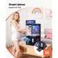 Μηχάνημα VEVOR Claw Crane, Παιχνιδομηχανή Arcade μεσαίου μεγέθους με φως και ήχο, ρυθμιζόμενα ατσάλινα νύχια, ακριβές παιχνίδι πώλησης καραμέλας Grabber Prize Dispenser Παιχνίδι πώλησης, για εμπορικούς οικιακούς κινηματογράφους, Μαύρο Μωβ