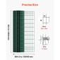 VEVOR Farm Fence, 1 x 25 m, 2 x 4 in Mesh Περίφραξη από γαλβανισμένο ατσάλινο σύρμα 2,1 mm για βοοειδή, γουρούνια και πρόβατα, βαρέως τύπου περίφραξη ζωικού κεφαλαίου με επίστρωση βινυλίου για περιβλήματα ζώων, σύρμα κλουβιού, φράχτες κήπου, πράσινο