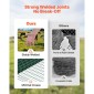 VEVOR Farm Fence, 1 x 25 m, 2 x 4 in Mesh Περίφραξη από γαλβανισμένο ατσάλινο σύρμα 2,1 mm για βοοειδή, γουρούνια και πρόβατα, βαρέως τύπου περίφραξη ζωικού κεφαλαίου με επίστρωση βινυλίου για περιβλήματα ζώων, σύρμα κλουβιού, φράχτες κήπου, πράσινο