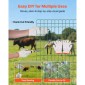 VEVOR Farm Fence, 1 x 25 m, 2 x 4 in Mesh Περίφραξη από γαλβανισμένο ατσάλινο σύρμα 2,1 mm για βοοειδή, γουρούνια και πρόβατα, βαρέως τύπου περίφραξη ζωικού κεφαλαίου με επίστρωση βινυλίου για περιβλήματα ζώων, σύρμα κλουβιού, φράχτες κήπου, πράσινο