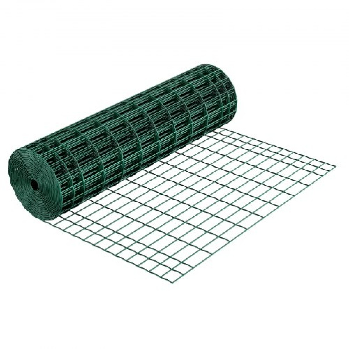 VEVOR Farm Fence, 1 x 25 m, 2 x 4 in Mesh Περίφραξη από γαλβανισμένο ατσάλινο σύρμα 2,1 mm για βοοειδή, γουρούνια και πρόβατα, βαρέως τύπου περίφραξη ζωικού κεφαλαίου με επίστρωση βινυλίου για περιβλήματα ζώων, σύρμα κλουβιού, φράχτες κήπου, πράσινο