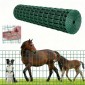 VEVOR Farm Fence, 1,2 x 25 m, 2 x 4 in Mesh Περίφραξη από γαλβανισμένο ατσάλινο σύρμα 2,1 mm για βοοειδή, γουρούνια και πρόβατα, περίφραξη ζωικού κεφαλαίου με επίστρωση βινυλίου βαρέως τύπου για περιβλήματα ζώων, σύρμα κλουβιού, φράχτες κήπου, πράσινο