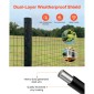VEVOR Farm Fence, 122cm x 15,2m, 2 x 4 in Mesh 14 Gauge Περίφραξη από γαλβανισμένο ατσάλινο σύρμα για βοοειδή, γουρούνια και πρόβατα , Περιφράξεις ζώων με επίστρωση βινυλίου βαρέως τύπου για περιβλήματα ζώων, σύρμα κλουβιού, φράχτες κήπου