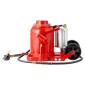 VEVOR Air Hydraulic Bottle Jack, 50 Ton (110231,5 lbs) Χωρητικότητα, Εύρος ανύψωσης 265-410 mm, Πνευματικός/Χειροκίνητος συγκολλημένος γρύλος φιάλης βαρέως τύπου με αντλία για SUV, Pickup, Truck, RV, Auto Repair, Red