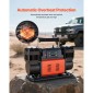 VEVOR Dual-Cylinder Heavy Duty Air Compressor, 300L/min Auto-Stop Portable Tire Inflator, 12V 150PSI Offroad Air Pump με ψηφιακή οθόνη LCD & αντάπτορες για Truck Car SUV 4 x 4 Vehicle RV