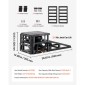 VEVOR Air Portable Car Lifts 2PCS, χωρητικότητα 5 τόννων, μέγιστο ύψος 320 mm, γρύλοι πεπιεσμένου αέρα με αερόσακους, τάκους τροχών, ράμπες επέκτασης, αυξημένες κολώνες, βαρέως τύπου για σεντάν, SUV, φορτηγά
