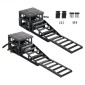 VEVOR Air Portable Car Lifts 2PCS, χωρητικότητα 5 τόννων, μέγιστο ύψος 320 mm, γρύλοι πεπιεσμένου αέρα με αερόσακους, τάκους τροχών, ράμπες επέκτασης, αυξημένες κολώνες, βαρέως τύπου για σεντάν, SUV, φορτηγά