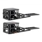 VEVOR Air Portable Car Lifts 2PCS, χωρητικότητα 5 τόννων, μέγιστο ύψος 320 mm, γρύλοι πεπιεσμένου αέρα με αερόσακους, τάκους τροχών, ράμπες επέκτασης, αυξημένες κολώνες, βαρέως τύπου για σεντάν, SUV, φορτηγά