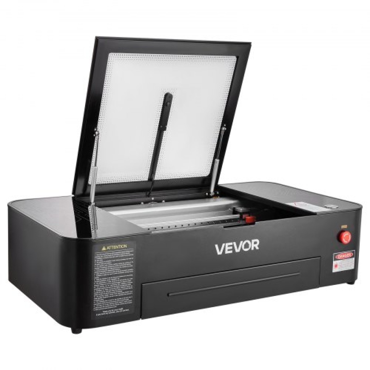 VEVOR 55W CO2 Laser Engraver, 500 x 300 mm, Desktop CO2 Laser Engraver and Cutter Machine με κάμερα 16MP, αντλία νερού, περιστροφικός άξονας, συμβατός με LightBurn CorelDRAW RDWorks, για Ξύλο Ακρυλικό Γυαλί