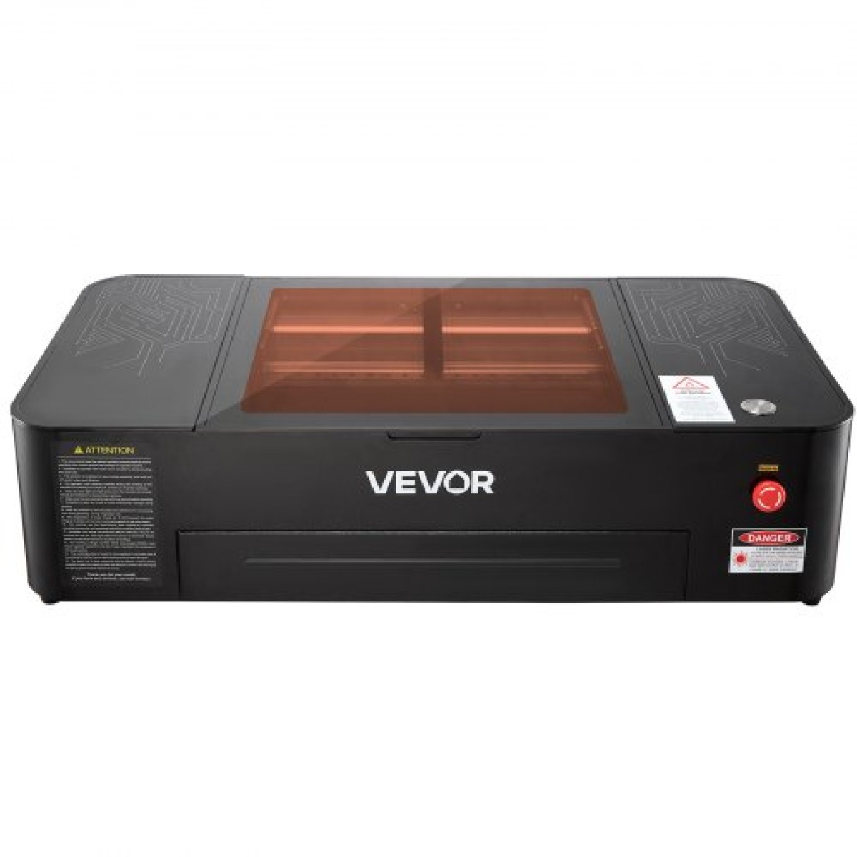 VEVOR 55W CO2 Laser Engraver, 500 x 300 mm, Desktop CO2 Laser Engraver and Cutter Machine με κάμερα 16MP, αντλία νερού, περιστροφικός άξονας, συμβατός με LightBurn CorelDRAW RDWorks, για Ξύλο Ακρυλικό Γυαλί