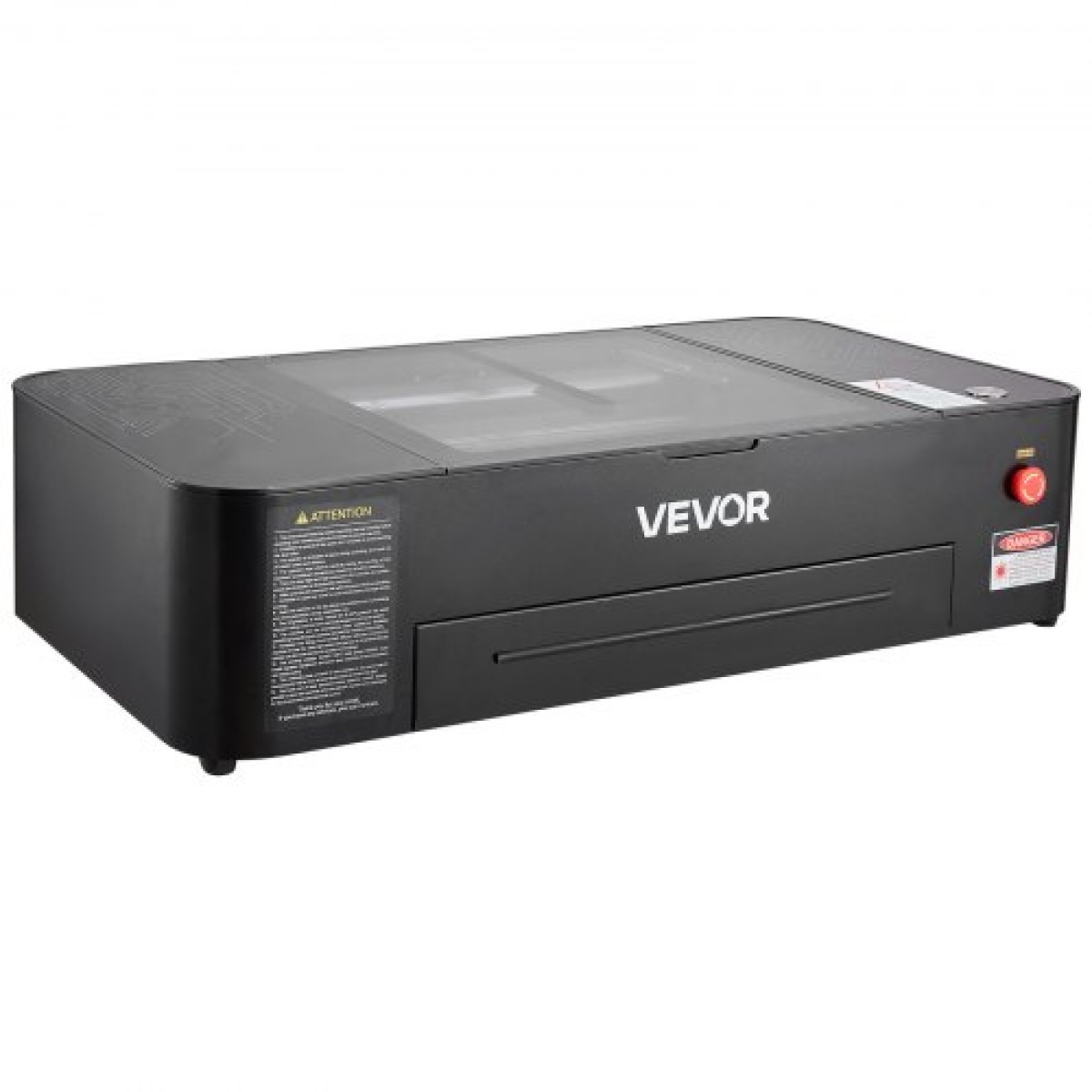 VEVOR 55W CO2 Laser Engraver, 500 x 300 mm, Desktop CO2 Laser Engraver and Cutter Machine με κάμερα 16MP, αντλία νερού, περιστροφικός άξονας, συμβατός με LightBurn CorelDRAW RDWorks, για Ξύλο Ακρυλικό Γυαλί