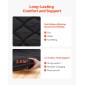 VEVOR Japanese Tatami Mat, Queen Size Πτυσσόμενο Γιαπωνέζικο Στρώμα Τατάμι, Στρώμα Futon με Αποθηκευτική τσάντα & Στερέωμα, Πατάκι δαπέδου 9 στρώσεων για ύπνο, κοιτώνα, διαλογισμός, γιόγκα, 2032 x 1524 x 89 mm, μαύρο
