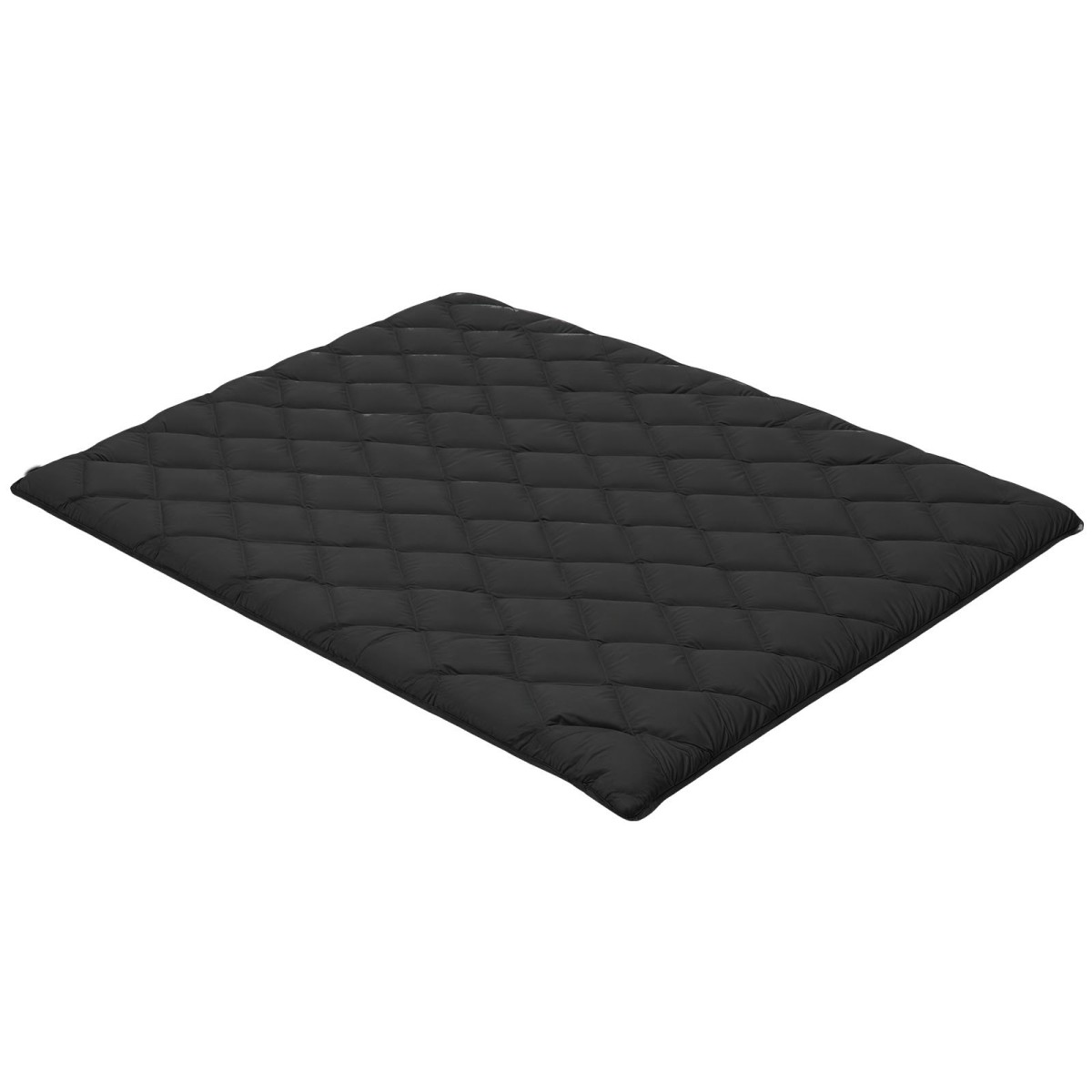 VEVOR Japanese Tatami Mat, Queen Size Πτυσσόμενο Γιαπωνέζικο Στρώμα Τατάμι, Στρώμα Futon με Αποθηκευτική τσάντα & Στερέωμα, Πατάκι δαπέδου 9 στρώσεων για ύπνο, κοιτώνα, διαλογισμός, γιόγκα, 2032 x 1524 x 89 mm, μαύρο