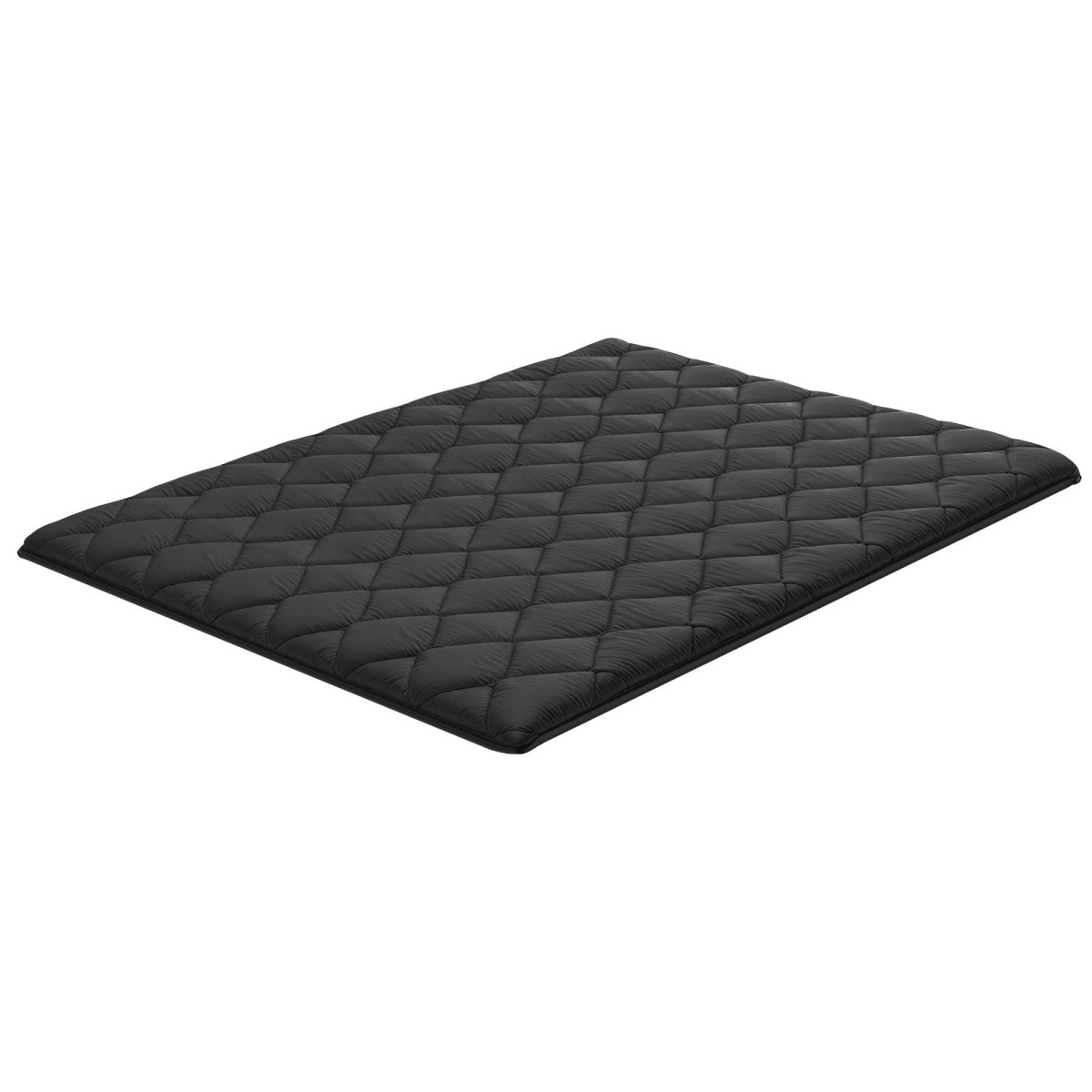 VEVOR Japanese Tatami Mat, Queen Size Πτυσσόμενο Γιαπωνέζικο Στρώμα Τατάμι, Στρώμα Futon με Αποθηκευτική τσάντα & Στερέωμα, Πατάκι δαπέδου 9 στρώσεων για ύπνο, κοιτώνα, διαλογισμός, γιόγκα, 2032 x 1524 x 89 mm, μαύρο
