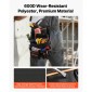 VEVOR Tool Pouch with Belt, 14 Pockets Professional Tool Belt Pouch for men, Heavy Duty Αποσπώμενη ρυθμιζόμενη βοηθητική τσάντα εργασίας για Ηλεκτρολόγο, Ξυλουργό, Κατασκευές, Ρυθμίζει μέση 83 cm έως 127 cm