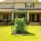 VEVOR Crop Cage, 1,2 x 1,2 x 1,8 m Σκηνή φυτοπροστασίας με πόρτα με φερμουάρ, ψηλό κλουβί καλλιέργειας ανθεκτικό στον άνεμο, εύκολο στην εγκατάσταση, υπαίθριο υπερυψωμένο κάλυμμα κρεβατιού, δίχτυ ντομάτας για γκαζόν βεράντας κήπου