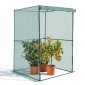 VEVOR Crop Cage, 1,2 x 1,2 x 1,8 m Σκηνή φυτοπροστασίας με πόρτα με φερμουάρ, ψηλό κλουβί καλλιέργειας ανθεκτικό στον άνεμο, εύκολο στην εγκατάσταση, υπαίθριο υπερυψωμένο κάλυμμα κρεβατιού, δίχτυ ντομάτας για γκαζόν βεράντας κήπου