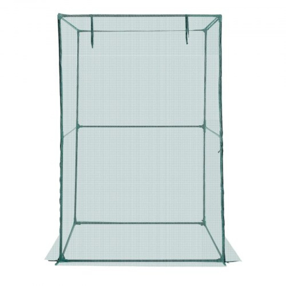 VEVOR Crop Cage, 1,2 x 1,2 x 1,8 m Σκηνή φυτοπροστασίας με πόρτα με φερμουάρ, ψηλό κλουβί καλλιέργειας ανθεκτικό στον άνεμο, εύκολο στην εγκατάσταση, υπαίθριο υπερυψωμένο κάλυμμα κρεβατιού, δίχτυ ντομάτας για γκαζόν βεράντας κήπου