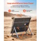 VEVOR 2PCS 100W Bifacial Solar Panels, Μονοκρυσταλλική Μονάδα Φ/Β τύπου N 23% υψηλής απόδοσης με έξοδο MC4 & πλαίσιο αλουμινίου, αδιάβροχο ηλιακό πάνελ IP67 για σκάφος αυτοκινήτου RV Flat Rooftop Off-Grid