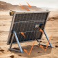 VEVOR 2PCS 100W Bifacial Solar Panels, Μονοκρυσταλλική Μονάδα Φ/Β τύπου N 23% υψηλής απόδοσης με έξοδο MC4 & πλαίσιο αλουμινίου, αδιάβροχο ηλιακό πάνελ IP67 για σκάφος αυτοκινήτου RV Flat Rooftop Off-Grid