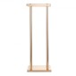VEVOR Wedding Flower Stand, 10PCS 23,62 ιντσών Στάντ λουλουδιών, Floral Stand με Μεταλλικό Laminate, Κυλινδρικό Κυβικό Floral Βάση οθόνης για γάμο, πάρτι, γενέθλια, σπίτι, γαλλικά χρυσά stand