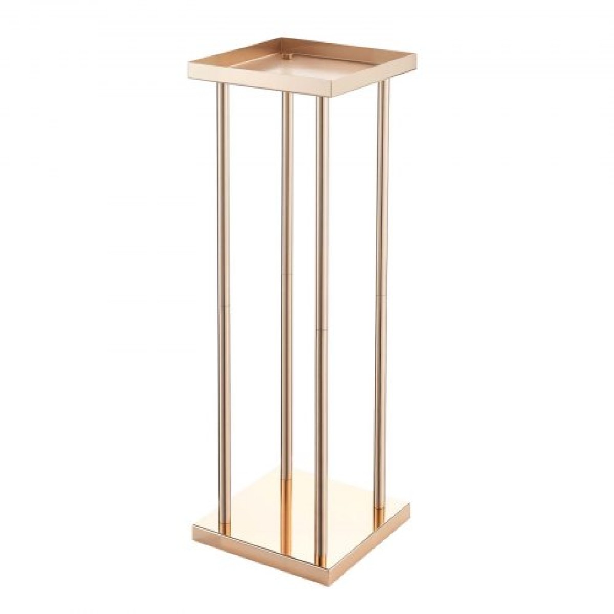 VEVOR Wedding Flower Stand, 10PCS 23,62 ιντσών Στάντ λουλουδιών, Floral Stand με Μεταλλικό Laminate, Κυλινδρικό Κυβικό Floral Βάση οθόνης για γάμο, πάρτι, γενέθλια, σπίτι, γαλλικά χρυσά stand