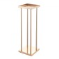 VEVOR Wedding Flower Stand, 10PCS 23,62 ιντσών Στάντ λουλουδιών, Floral Stand με Μεταλλικό Laminate, Κυλινδρικό Κυβικό Floral Βάση οθόνης για γάμο, πάρτι, γενέθλια, σπίτι, γαλλικά χρυσά stand