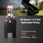 Υδραυλική μονάδα VEVOR 10 L, Αντλία Dump Trailer Single Acting, Max Relief Pressure 22 MPa & 3,4 L/min Rate, DC 12V Hydraulic Pump with Metal Reservoir for Dump Trailer Car Lifting
