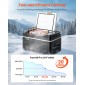 Ψυγείο αυτοκινήτου VEVOR, DC 12/24V AC100-240V Compressor Electric Cooler, -20°C έως 20°C Ψυγείο αυτοκινήτου με APP Control, 22L Cars Freezer for RVs, Campsites, Boats, Camping, Fishing, 45W Portable Freezer