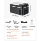 Ψυγείο αυτοκινήτου VEVOR, DC 12/24V AC100-240V Compressor Electric Cooler, -20°C έως 20°C Ψυγείο αυτοκινήτου με APP Control, 22L Cars Freezer for RVs, Campsites, Boats, Camping, Fishing, 45W Portable Freezer