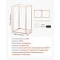 VEVOR Wedding Flower Stand, 10PCS 15,75 ιντσών Στάντ λουλουδιών, Floral Stand με ακρυλικό Laminate, Ορθογώνια φλοράλ θήκη για γάμο, πάρτι, γενέθλια, σπίτι, γαλλικά χρυσά stand