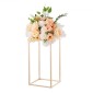 VEVOR Wedding Flower Stand, 10PCS 15,75 ιντσών Στάντ λουλουδιών, Floral Stand με ακρυλικό Laminate, Ορθογώνια φλοράλ θήκη για γάμο, πάρτι, γενέθλια, σπίτι, γαλλικά χρυσά stand